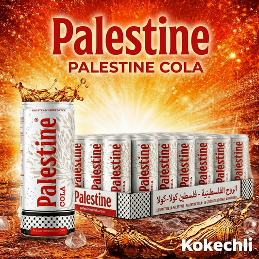 Palestine Cola 33cl – Boisson Gazeuse, Sans Gluten, Sans OGM