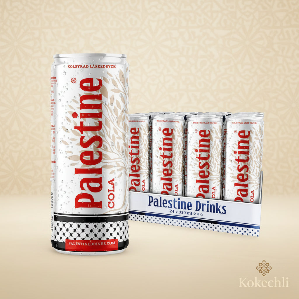 24 x Palestine Cola – Boissons gazeuses au choix (Cola, Energy, Orange, Lemon Lime, Cola Sugarfree)